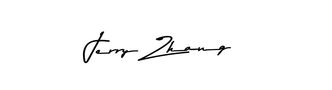 Jerry Zhang stylish signature style. Best Handwritten Sign (Asem Kandis PERSONAL USE) for my name. Handwritten Signature Collection Ideas for my name Jerry Zhang. Jerry Zhang signature style 9 images and pictures png