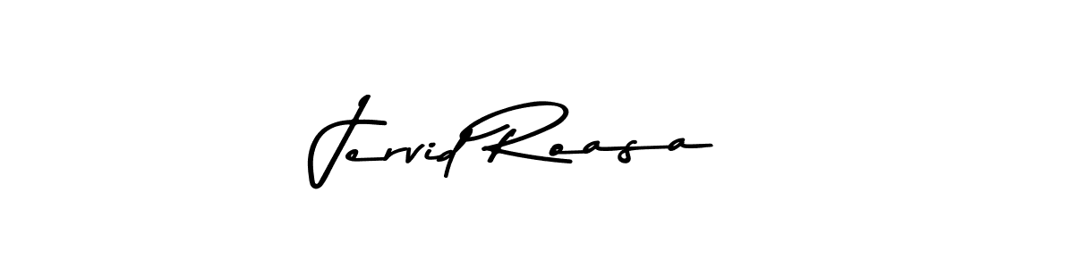 Design your own signature with our free online signature maker. With this signature software, you can create a handwritten (Asem Kandis PERSONAL USE) signature for name Jervid Roasa. Jervid Roasa signature style 9 images and pictures png