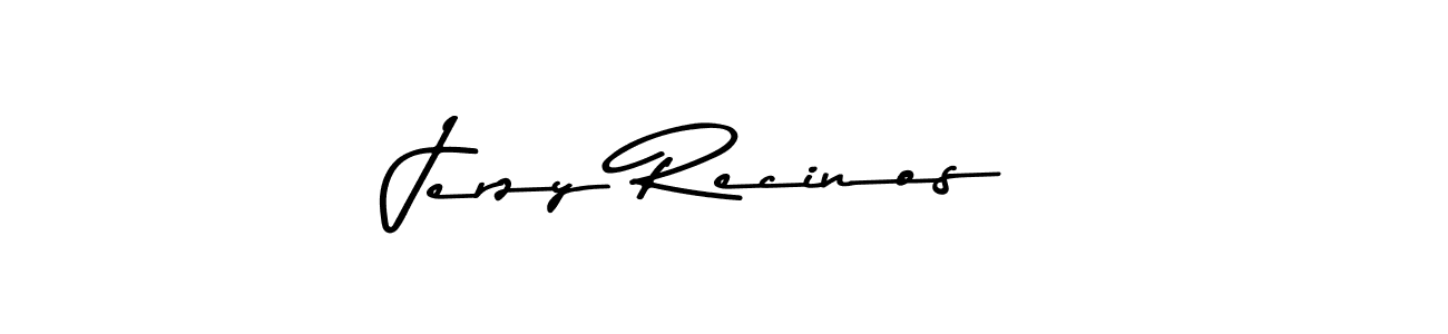 How to make Jerzy Recinos signature? Asem Kandis PERSONAL USE is a professional autograph style. Create handwritten signature for Jerzy Recinos name. Jerzy Recinos signature style 9 images and pictures png