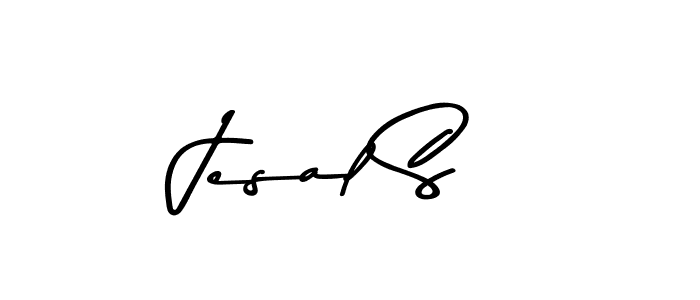 Make a beautiful signature design for name Jesal S. Use this online signature maker to create a handwritten signature for free. Jesal S signature style 9 images and pictures png
