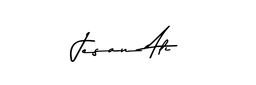 The best way (Asem Kandis PERSONAL USE) to make a short signature is to pick only two or three words in your name. The name Jesan Ali include a total of six letters. For converting this name. Jesan Ali signature style 9 images and pictures png