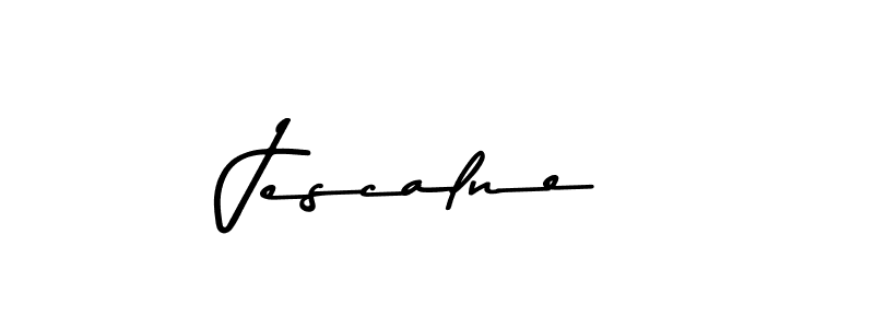 You should practise on your own different ways (Asem Kandis PERSONAL USE) to write your name (Jescalne) in signature. don't let someone else do it for you. Jescalne signature style 9 images and pictures png