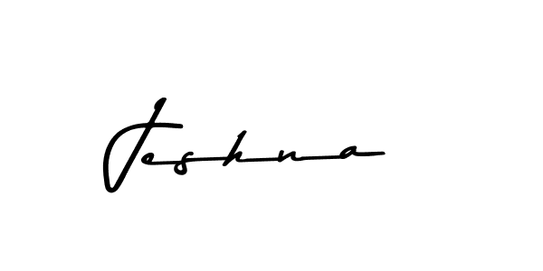 Design your own signature with our free online signature maker. With this signature software, you can create a handwritten (Asem Kandis PERSONAL USE) signature for name Jeshna. Jeshna signature style 9 images and pictures png