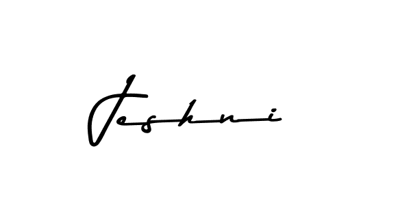 How to make Jeshni signature? Asem Kandis PERSONAL USE is a professional autograph style. Create handwritten signature for Jeshni name. Jeshni signature style 9 images and pictures png