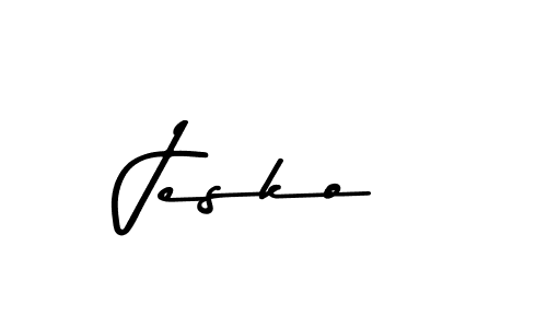 Jesko stylish signature style. Best Handwritten Sign (Asem Kandis PERSONAL USE) for my name. Handwritten Signature Collection Ideas for my name Jesko. Jesko signature style 9 images and pictures png