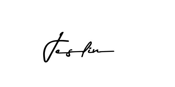 Jeslin stylish signature style. Best Handwritten Sign (Asem Kandis PERSONAL USE) for my name. Handwritten Signature Collection Ideas for my name Jeslin. Jeslin signature style 9 images and pictures png