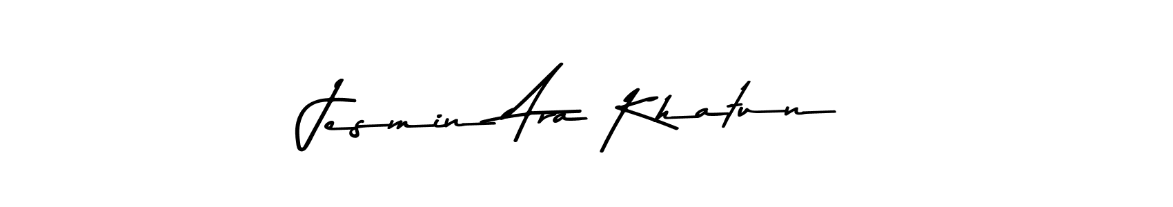 Use a signature maker to create a handwritten signature online. With this signature software, you can design (Asem Kandis PERSONAL USE) your own signature for name Jesmin Ara Khatun. Jesmin Ara Khatun signature style 9 images and pictures png