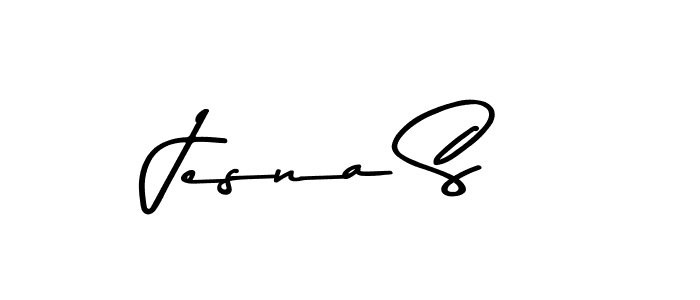 Also we have Jesna S name is the best signature style. Create professional handwritten signature collection using Asem Kandis PERSONAL USE autograph style. Jesna S signature style 9 images and pictures png