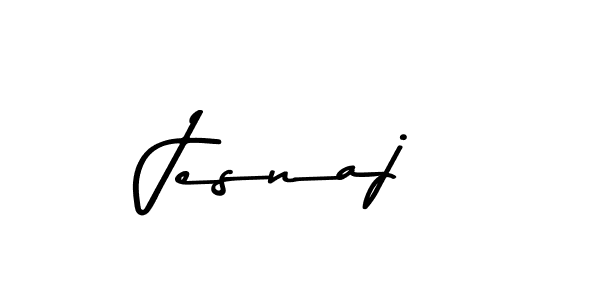 Design your own signature with our free online signature maker. With this signature software, you can create a handwritten (Asem Kandis PERSONAL USE) signature for name Jesnaj. Jesnaj signature style 9 images and pictures png