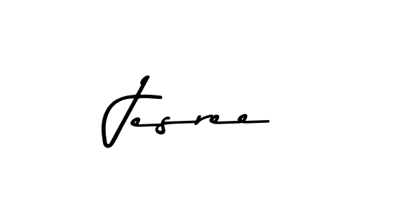 Make a beautiful signature design for name Jesree. With this signature (Asem Kandis PERSONAL USE) style, you can create a handwritten signature for free. Jesree signature style 9 images and pictures png