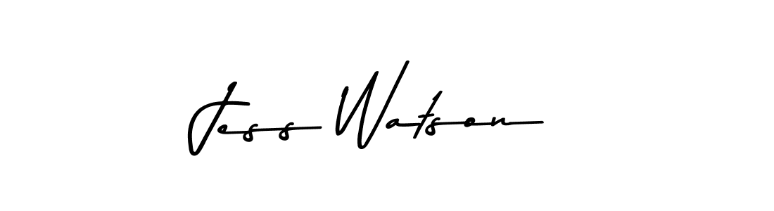 Use a signature maker to create a handwritten signature online. With this signature software, you can design (Asem Kandis PERSONAL USE) your own signature for name Jess Watson. Jess Watson signature style 9 images and pictures png