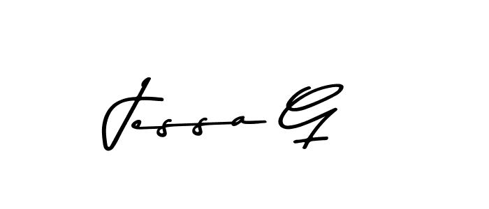 Create a beautiful signature design for name Jessa G. With this signature (Asem Kandis PERSONAL USE) fonts, you can make a handwritten signature for free. Jessa G signature style 9 images and pictures png