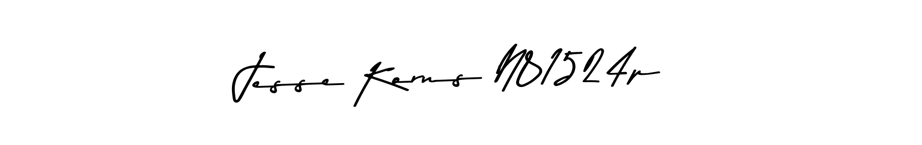 The best way (Asem Kandis PERSONAL USE) to make a short signature is to pick only two or three words in your name. The name Jesse Korns N81524p include a total of six letters. For converting this name. Jesse Korns N81524p signature style 9 images and pictures png