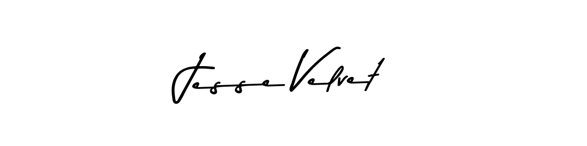 Design your own signature with our free online signature maker. With this signature software, you can create a handwritten (Asem Kandis PERSONAL USE) signature for name Jesse Velvet. Jesse Velvet signature style 9 images and pictures png