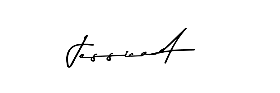 How to Draw Jessica A signature style? Asem Kandis PERSONAL USE is a latest design signature styles for name Jessica A. Jessica A signature style 9 images and pictures png