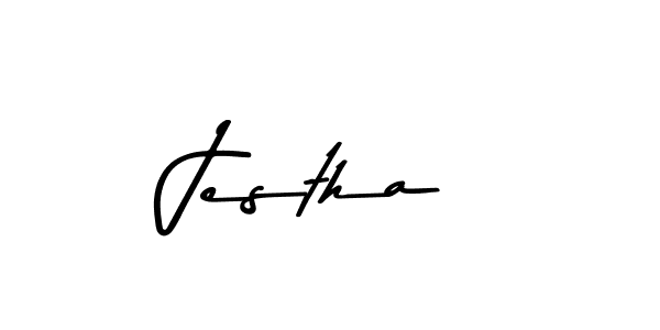 The best way (Asem Kandis PERSONAL USE) to make a short signature is to pick only two or three words in your name. The name Jestha include a total of six letters. For converting this name. Jestha signature style 9 images and pictures png