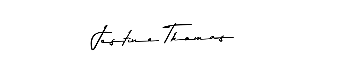 It looks lik you need a new signature style for name Jestine Thomas. Design unique handwritten (Asem Kandis PERSONAL USE) signature with our free signature maker in just a few clicks. Jestine Thomas signature style 9 images and pictures png