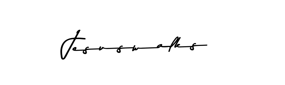 Use a signature maker to create a handwritten signature online. With this signature software, you can design (Asem Kandis PERSONAL USE) your own signature for name Jesuswalks. Jesuswalks signature style 9 images and pictures png