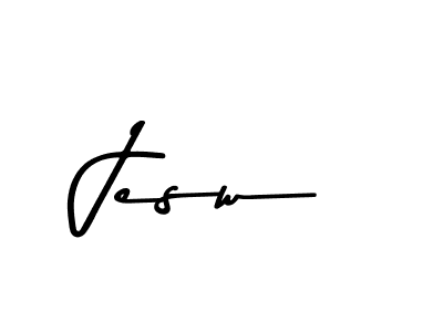Also we have Jesw name is the best signature style. Create professional handwritten signature collection using Asem Kandis PERSONAL USE autograph style. Jesw signature style 9 images and pictures png