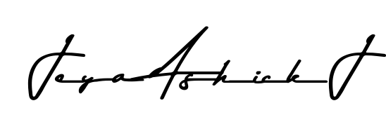 Similarly Asem Kandis PERSONAL USE is the best handwritten signature design. Signature creator online. You can use it as an online autograph creator for name Jeya Ashick J. Jeya Ashick J signature style 9 images and pictures png
