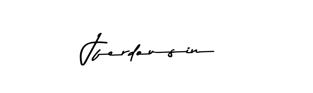 Make a beautiful signature design for name Jferdousin. Use this online signature maker to create a handwritten signature for free. Jferdousin signature style 9 images and pictures png