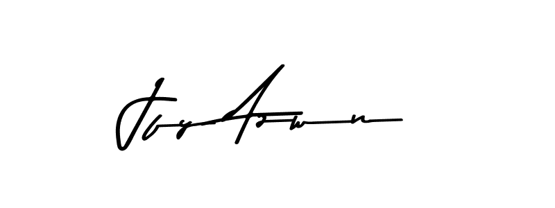 Create a beautiful signature design for name Jfy Azwn. With this signature (Asem Kandis PERSONAL USE) fonts, you can make a handwritten signature for free. Jfy Azwn signature style 9 images and pictures png
