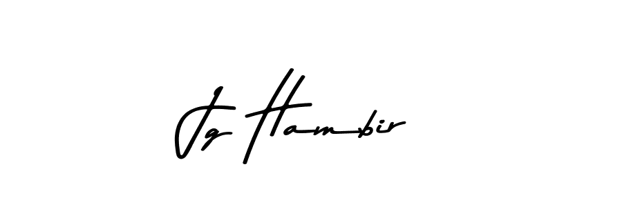 Also we have Jg Hambir name is the best signature style. Create professional handwritten signature collection using Asem Kandis PERSONAL USE autograph style. Jg Hambir signature style 9 images and pictures png