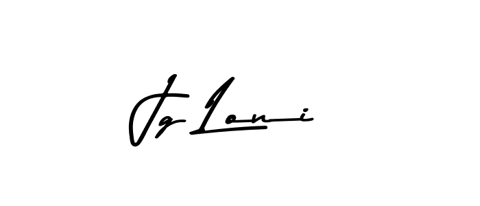 Similarly Asem Kandis PERSONAL USE is the best handwritten signature design. Signature creator online .You can use it as an online autograph creator for name Jg Loni. Jg Loni signature style 9 images and pictures png