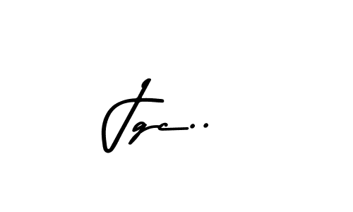 Use a signature maker to create a handwritten signature online. With this signature software, you can design (Asem Kandis PERSONAL USE) your own signature for name Jgc... Jgc.. signature style 9 images and pictures png