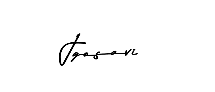 Create a beautiful signature design for name Jgosavi. With this signature (Asem Kandis PERSONAL USE) fonts, you can make a handwritten signature for free. Jgosavi signature style 9 images and pictures png