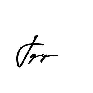 Design your own signature with our free online signature maker. With this signature software, you can create a handwritten (Asem Kandis PERSONAL USE) signature for name Jgy. Jgy signature style 9 images and pictures png