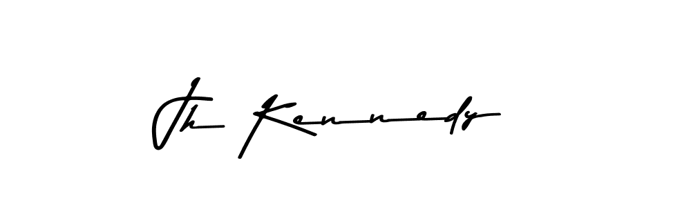 How to make Jh Kennedy signature? Asem Kandis PERSONAL USE is a professional autograph style. Create handwritten signature for Jh Kennedy name. Jh Kennedy signature style 9 images and pictures png