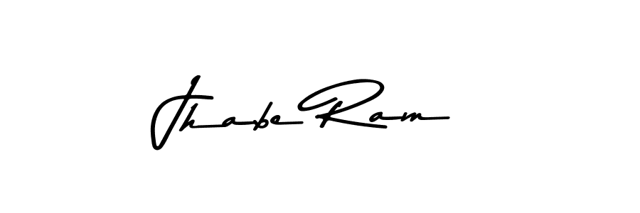You should practise on your own different ways (Asem Kandis PERSONAL USE) to write your name (Jhabe Ram) in signature. don't let someone else do it for you. Jhabe Ram signature style 9 images and pictures png