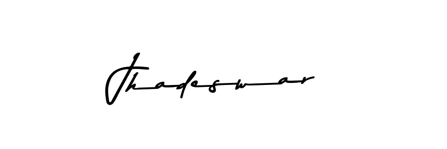 Similarly Asem Kandis PERSONAL USE is the best handwritten signature design. Signature creator online .You can use it as an online autograph creator for name Jhadeswar. Jhadeswar signature style 9 images and pictures png
