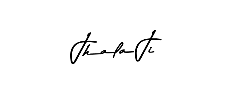 Use a signature maker to create a handwritten signature online. With this signature software, you can design (Asem Kandis PERSONAL USE) your own signature for name Jhala Ji. Jhala Ji signature style 9 images and pictures png