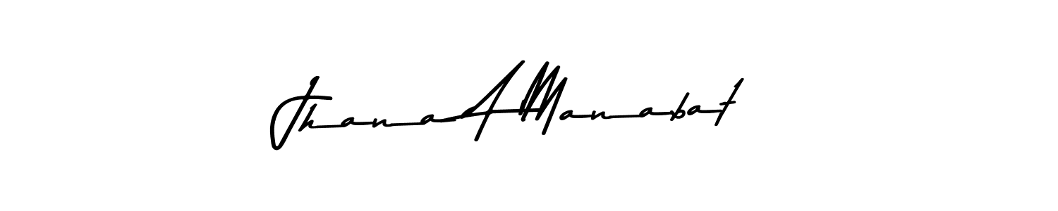 Design your own signature with our free online signature maker. With this signature software, you can create a handwritten (Asem Kandis PERSONAL USE) signature for name Jhana A Manabat. Jhana A Manabat signature style 9 images and pictures png