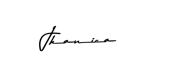 Design your own signature with our free online signature maker. With this signature software, you can create a handwritten (Asem Kandis PERSONAL USE) signature for name Jhanica. Jhanica signature style 9 images and pictures png