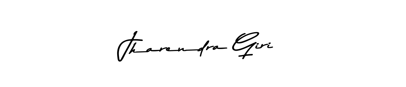 Create a beautiful signature design for name Jharendra Giri. With this signature (Asem Kandis PERSONAL USE) fonts, you can make a handwritten signature for free. Jharendra Giri signature style 9 images and pictures png