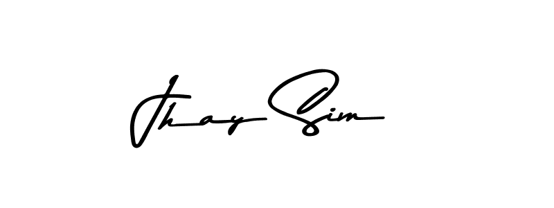 Similarly Asem Kandis PERSONAL USE is the best handwritten signature design. Signature creator online .You can use it as an online autograph creator for name Jhay Sim. Jhay Sim signature style 9 images and pictures png