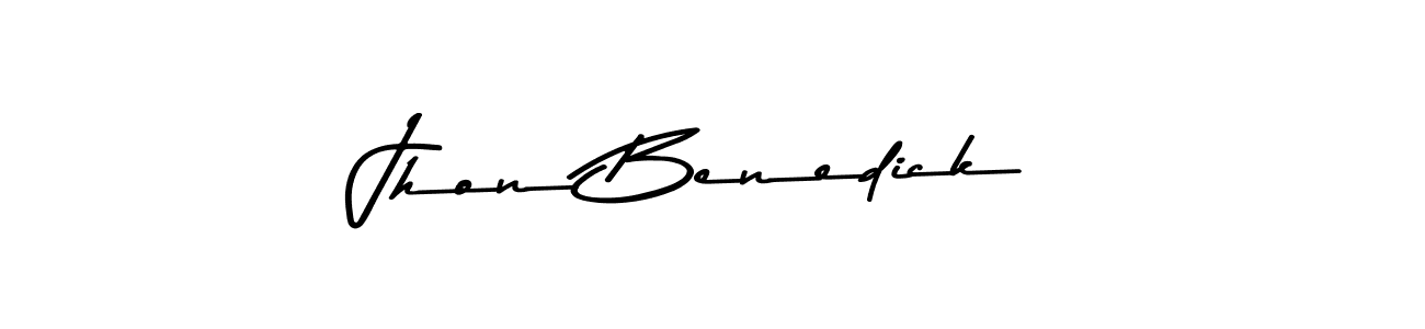 Jhon Benedick stylish signature style. Best Handwritten Sign (Asem Kandis PERSONAL USE) for my name. Handwritten Signature Collection Ideas for my name Jhon Benedick. Jhon Benedick signature style 9 images and pictures png
