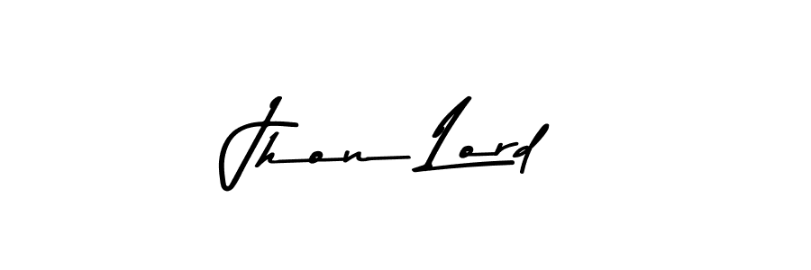 Use a signature maker to create a handwritten signature online. With this signature software, you can design (Asem Kandis PERSONAL USE) your own signature for name Jhon Lord. Jhon Lord signature style 9 images and pictures png