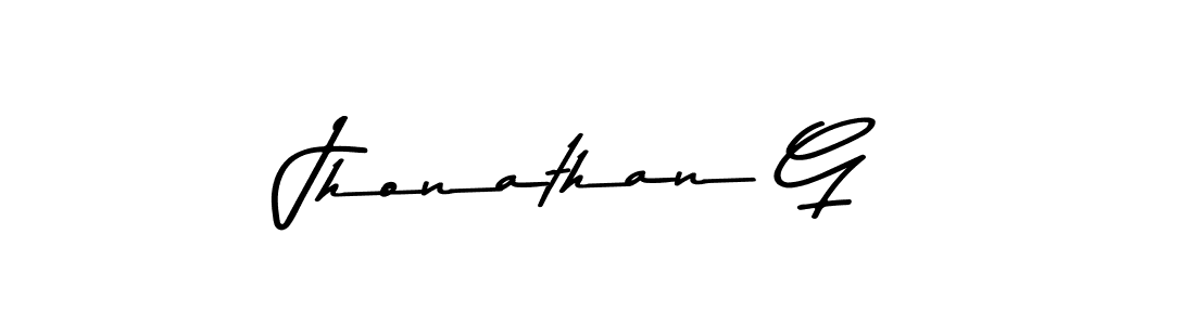 Make a beautiful signature design for name Jhonathan G. Use this online signature maker to create a handwritten signature for free. Jhonathan G signature style 9 images and pictures png