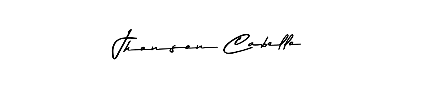 Also we have Jhonson Cabello name is the best signature style. Create professional handwritten signature collection using Asem Kandis PERSONAL USE autograph style. Jhonson Cabello signature style 9 images and pictures png