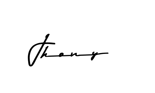 Use a signature maker to create a handwritten signature online. With this signature software, you can design (Asem Kandis PERSONAL USE) your own signature for name Jhony. Jhony signature style 9 images and pictures png