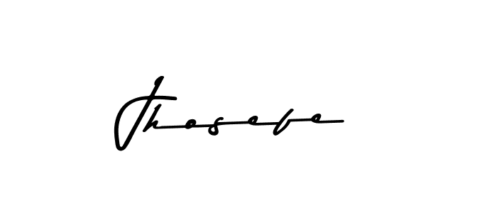 Make a beautiful signature design for name Jhosefe. With this signature (Asem Kandis PERSONAL USE) style, you can create a handwritten signature for free. Jhosefe signature style 9 images and pictures png