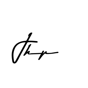 Create a beautiful signature design for name Jhp. With this signature (Asem Kandis PERSONAL USE) fonts, you can make a handwritten signature for free. Jhp signature style 9 images and pictures png