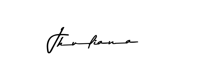 Make a beautiful signature design for name Jhuliana. With this signature (Asem Kandis PERSONAL USE) style, you can create a handwritten signature for free. Jhuliana signature style 9 images and pictures png