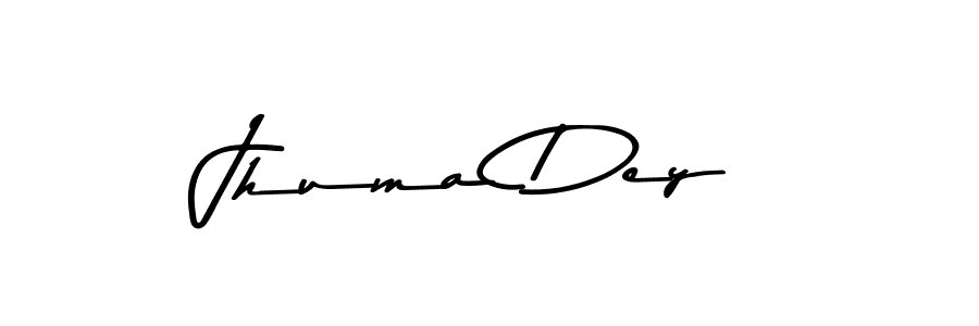 How to make Jhuma Dey signature? Asem Kandis PERSONAL USE is a professional autograph style. Create handwritten signature for Jhuma Dey name. Jhuma Dey signature style 9 images and pictures png