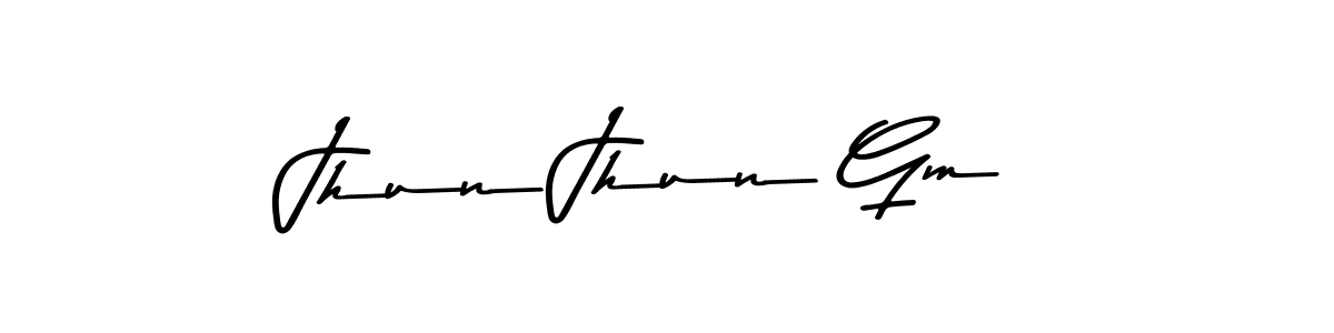 Make a beautiful signature design for name Jhun Jhun Gm. Use this online signature maker to create a handwritten signature for free. Jhun Jhun Gm signature style 9 images and pictures png