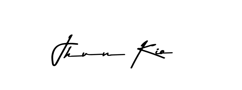 Also You can easily find your signature by using the search form. We will create Jhun Kio name handwritten signature images for you free of cost using Asem Kandis PERSONAL USE sign style. Jhun Kio signature style 9 images and pictures png